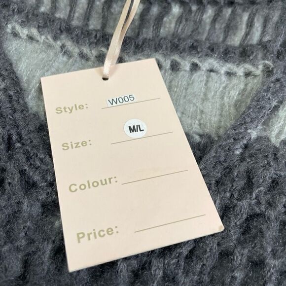 Brand New Toi Et Moi Women’s Size M/L Cozy Open Knit Fleece Pullover Sweater - Picture 5 of 5